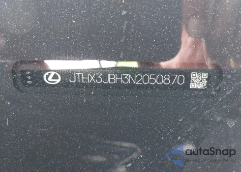 2022 Lexus Ux 200 из США, поврежденный, VIN JTHX3JBH3N2050870